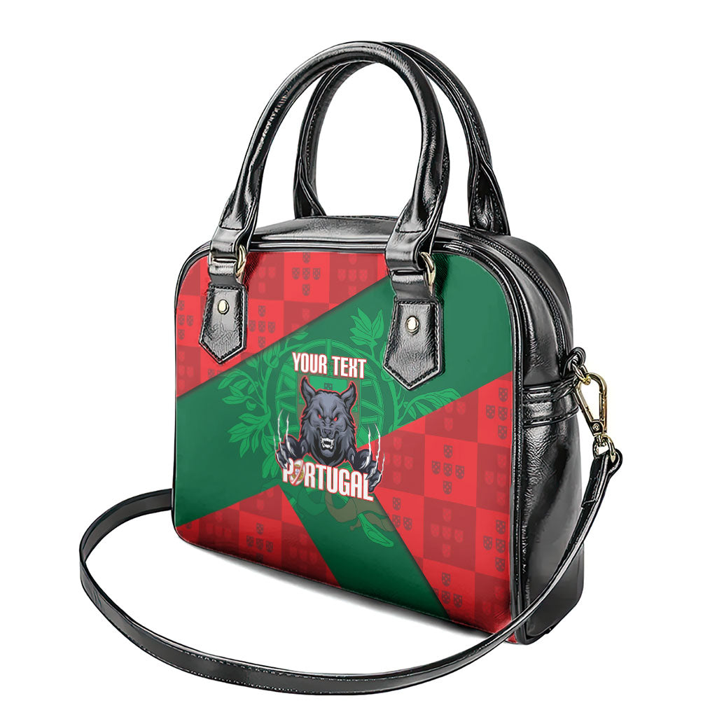 Custom Portugal Rugby 2026 Shoulder Handbag Os Lobos Wolf Mascot