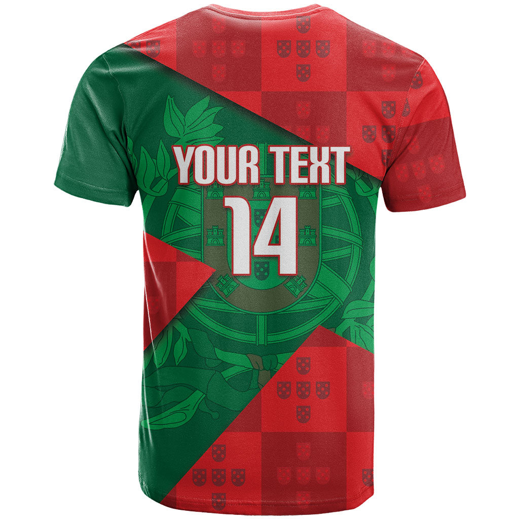 Custom Portugal Rugby 2026 T Shirt Os Lobos Wolf Mascot