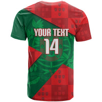 Custom Portugal Rugby 2026 T Shirt Os Lobos Wolf Mascot