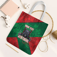 Custom Portugal Rugby 2026 Tote Bag Os Lobos Wolf Mascot