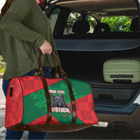 Custom Portugal Rugby 2026 Travel Bag Os Lobos Wolf Mascot