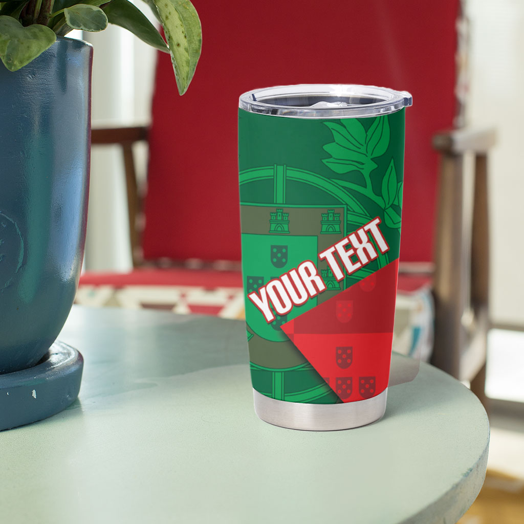 Custom Portugal Rugby 2026 Tumbler Cup Os Lobos Wolf Mascot