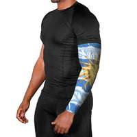 Custom Uruguay Rugby 2026 Arm Sleeves Sun Of May and Lapwing