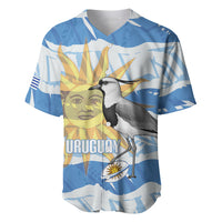 Custom Uruguay Rugby 2026 Baseball Jersey Sun Of May and Lapwing
