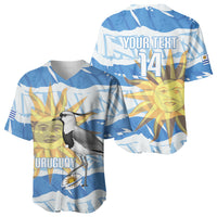 Custom Uruguay Rugby 2026 Baseball Jersey Sun Of May and Lapwing