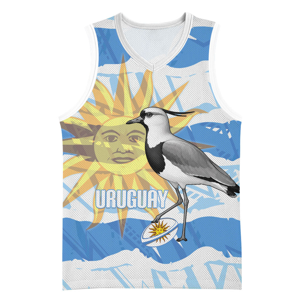 Custom Uruguay Rugby 2026 Basketball Jersey Sun Of May and Lapwing