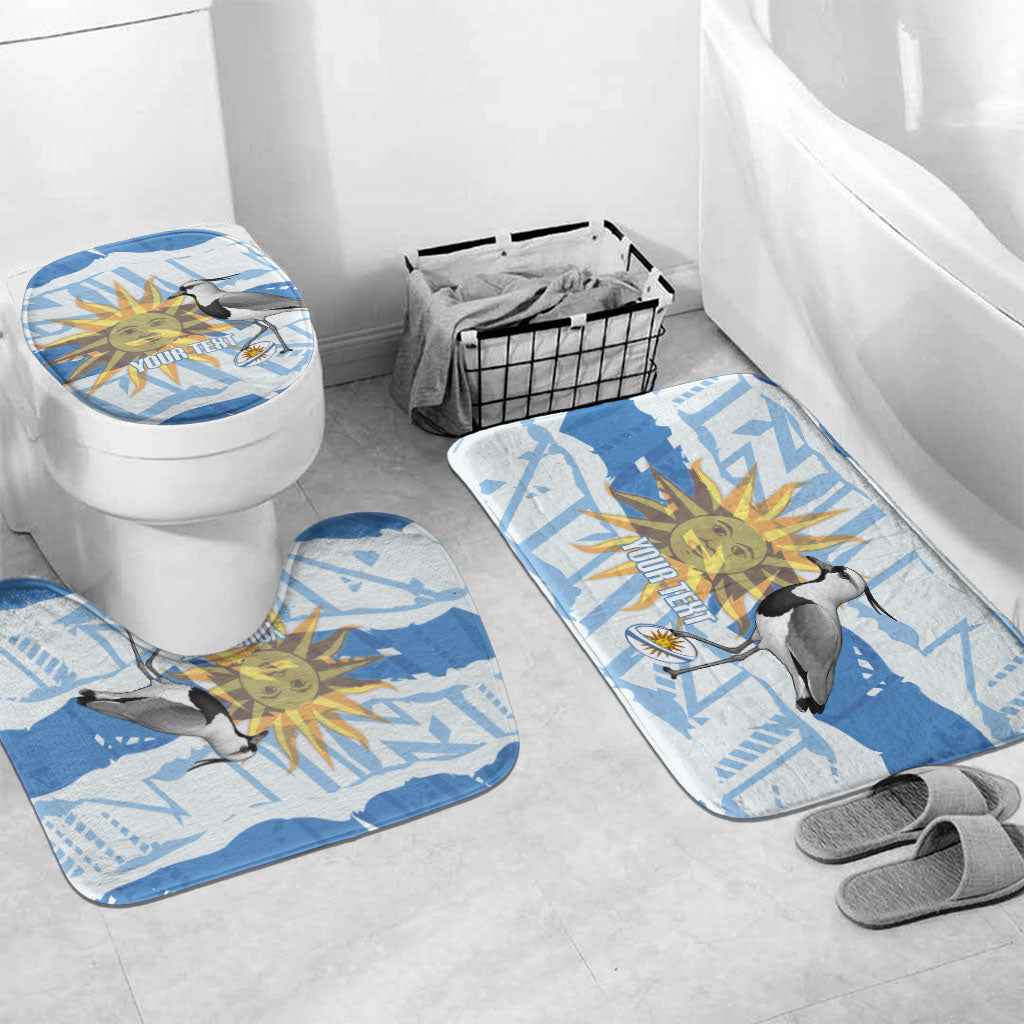 Custom Uruguay Rugby 2026 Bathroom Set Sun Of May and Lapwing