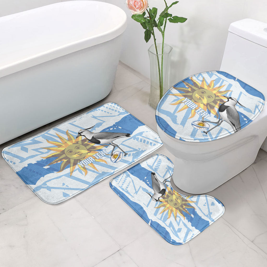 Custom Uruguay Rugby 2026 Bathroom Set Sun Of May and Lapwing