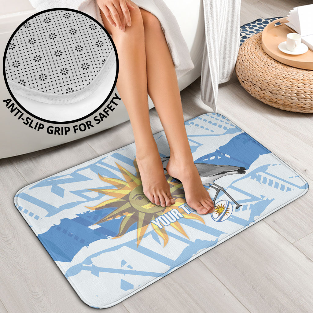 Custom Uruguay Rugby 2026 Bathroom Set Sun Of May and Lapwing