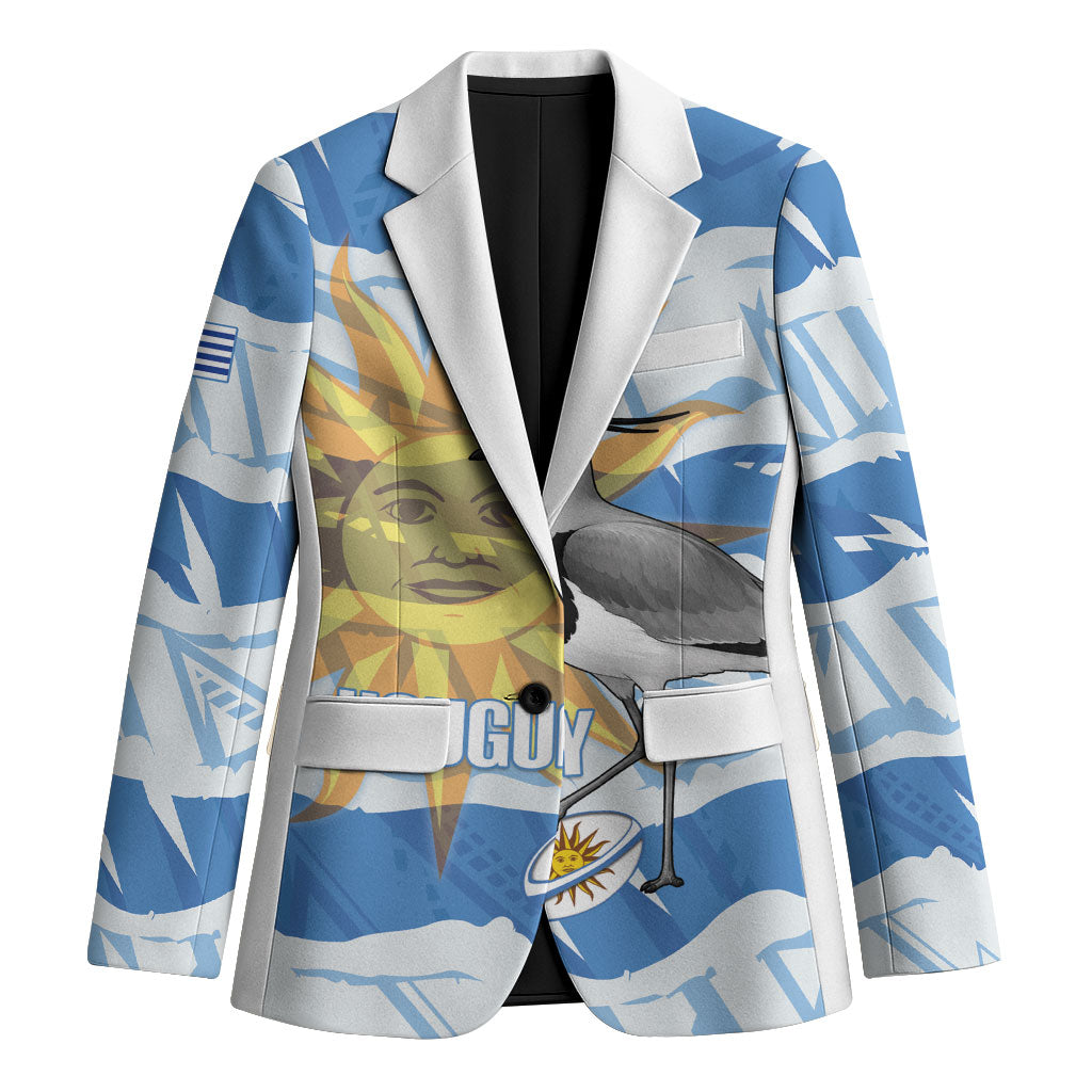 Custom Uruguay Rugby 2026 Blazer Sun Of May and Lapwing