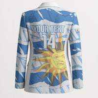 Custom Uruguay Rugby 2026 Blazer Sun Of May and Lapwing