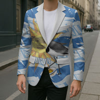Custom Uruguay Rugby 2026 Blazer Sun Of May and Lapwing