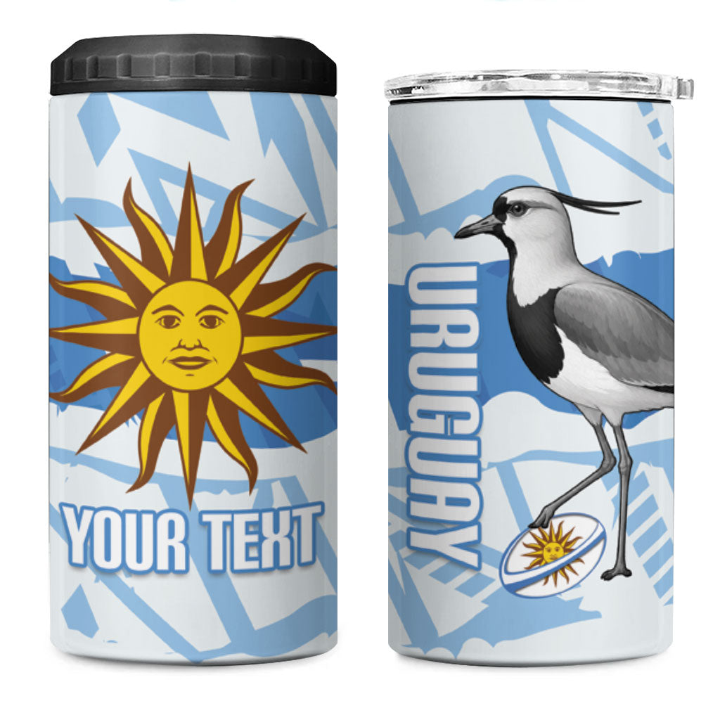 Custom Uruguay Rugby 2026 4 in 1 Can Cooler Tumbler Sun Of May and Lapwing