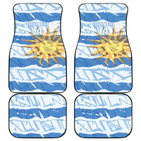 Custom Uruguay Rugby 2026 Car Mats Sun Of May and Lapwing