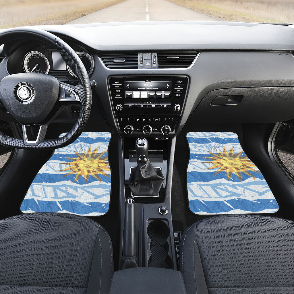 Custom Uruguay Rugby 2026 Car Mats Sun Of May and Lapwing