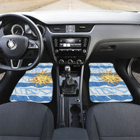 Custom Uruguay Rugby 2026 Car Mats Sun Of May and Lapwing