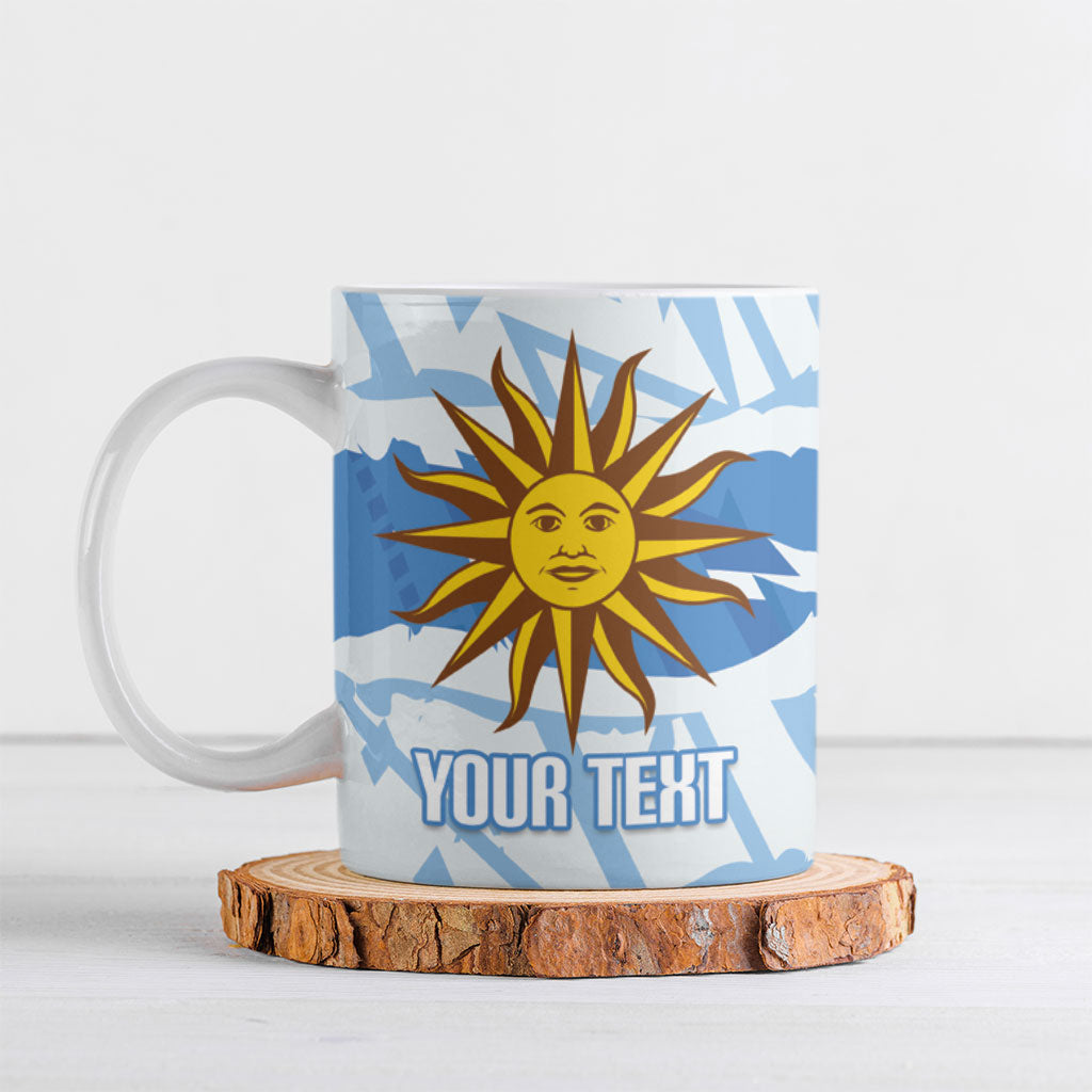 Custom Uruguay Rugby 2026 Ceramic Mug Sun Of May and Lapwing