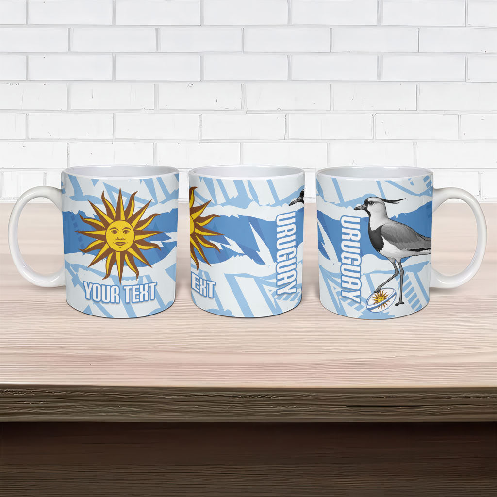 Custom Uruguay Rugby 2026 Ceramic Mug Sun Of May and Lapwing