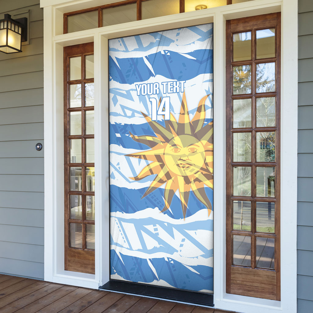 Custom Uruguay Rugby 2026 Door Cover Sun Of May and Lapwing