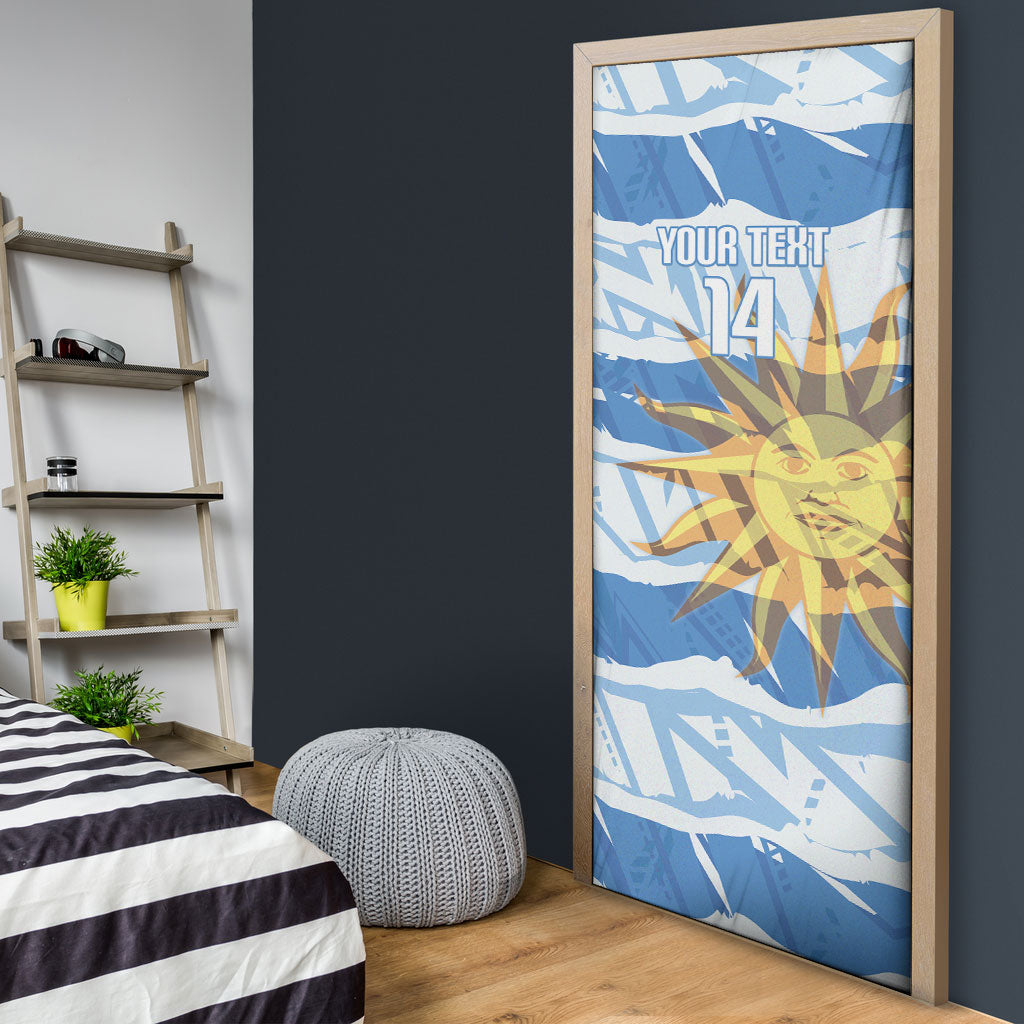 Custom Uruguay Rugby 2026 Door Cover Sun Of May and Lapwing