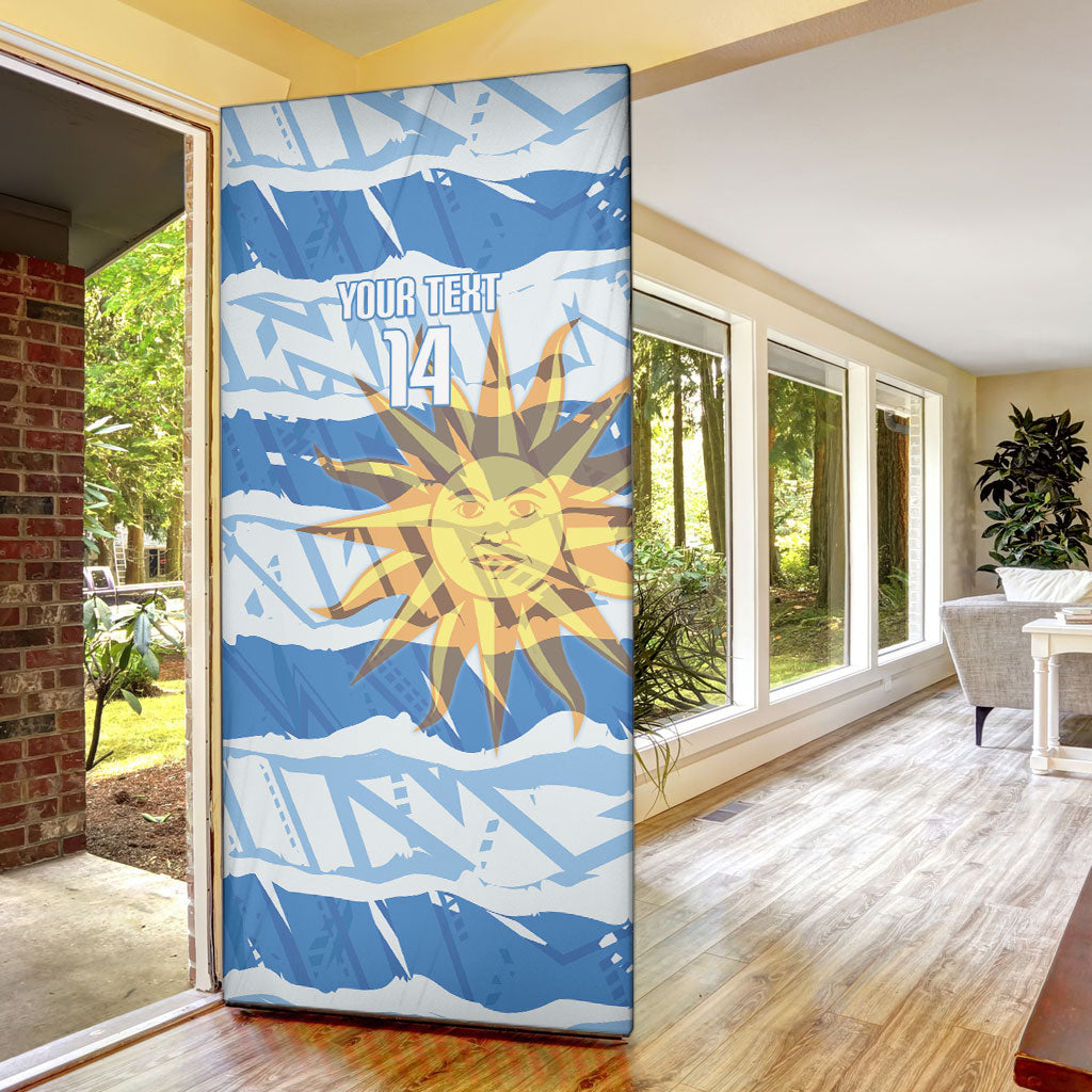 Custom Uruguay Rugby 2026 Door Cover Sun Of May and Lapwing