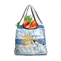 Custom Uruguay Rugby 2026 Grocery Bag Sun Of May and Lapwing