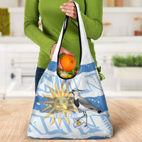 Custom Uruguay Rugby 2026 Grocery Bag Sun Of May and Lapwing