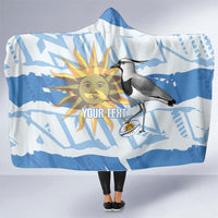 Custom Uruguay Rugby 2026 Hooded Blanket Sun Of May and Lapwing