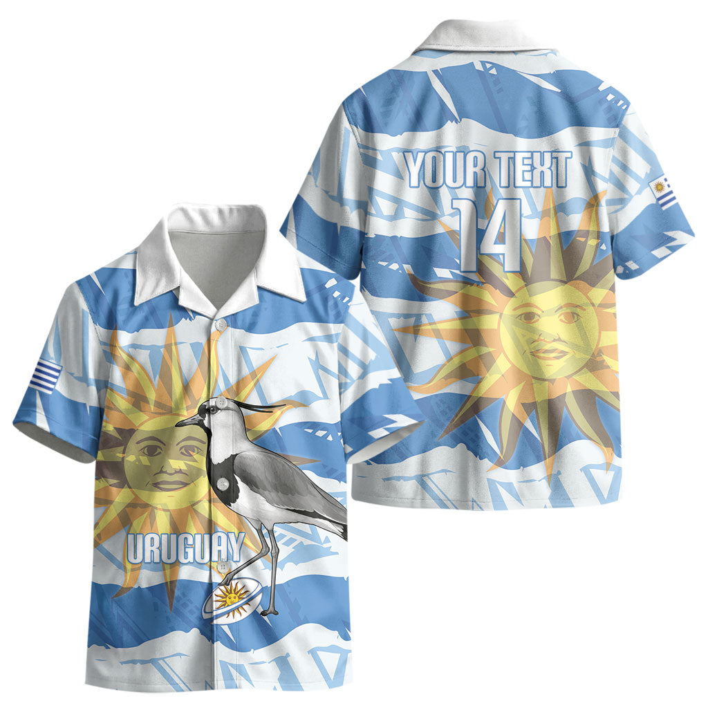 Custom Uruguay Rugby 2026 Kid Hawaiian Shirt Sun Of May and Lapwing