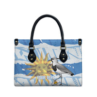 Custom Uruguay Rugby 2026 Leather Bag Sun Of May and Lapwing