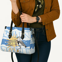 Custom Uruguay Rugby 2026 Leather Bag Sun Of May and Lapwing