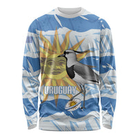 Custom Uruguay Rugby 2026 Long Sleeve Shirt Sun Of May and Lapwing