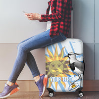 Custom Uruguay Rugby 2026 Luggage Cover Sun Of May and Lapwing