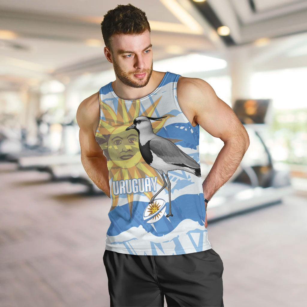 Custom Uruguay Rugby 2026 Men Tank Top Sun Of May and Lapwing