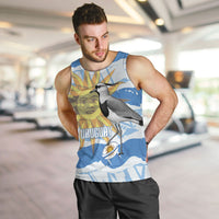 Custom Uruguay Rugby 2026 Men Tank Top Sun Of May and Lapwing