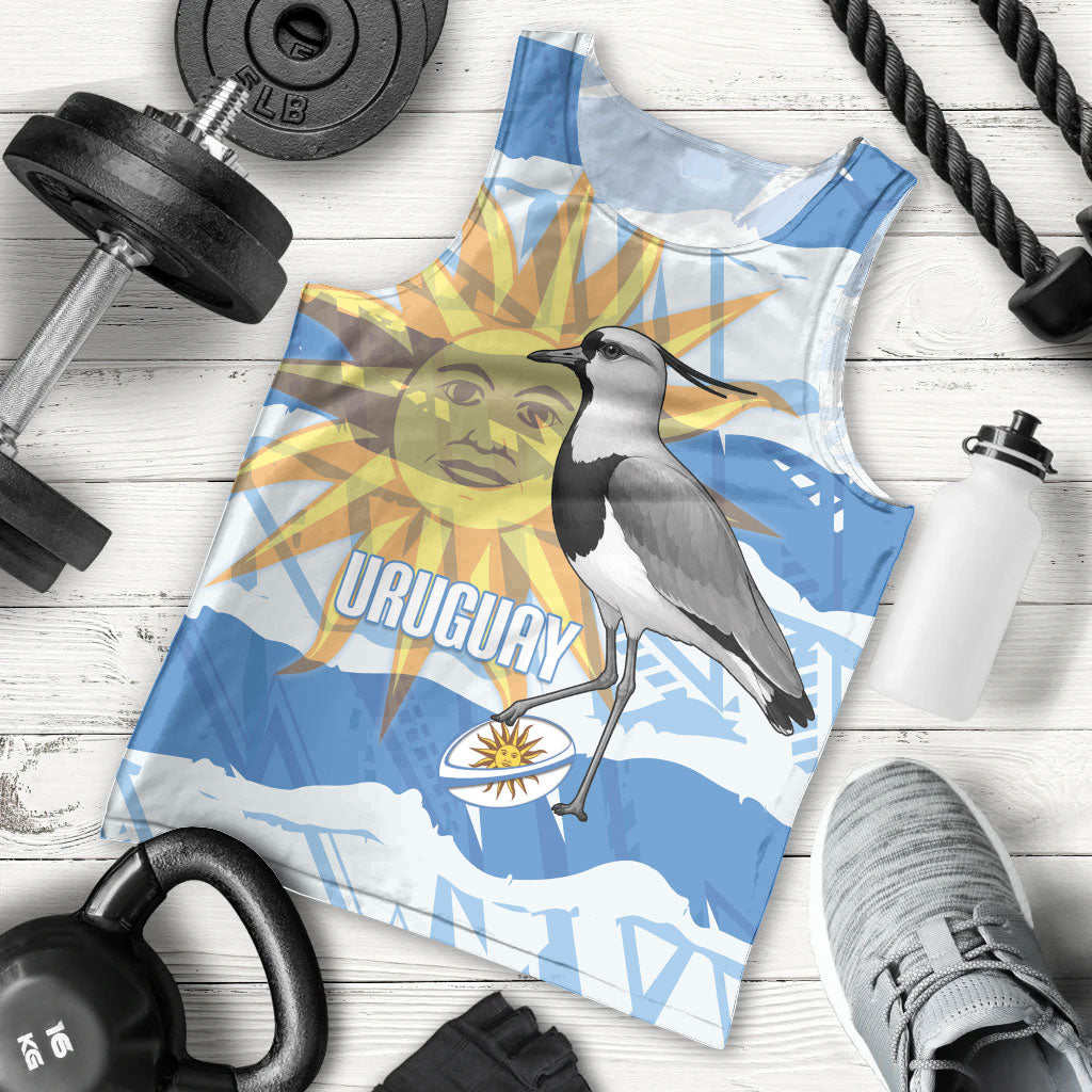 Custom Uruguay Rugby 2026 Men Tank Top Sun Of May and Lapwing