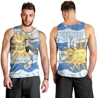 Custom Uruguay Rugby 2026 Men Tank Top Sun Of May and Lapwing