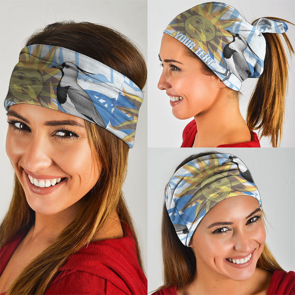 Custom Uruguay Rugby 2026 Neck Gaiter Sun Of May and Lapwing