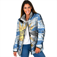 Custom Uruguay Rugby 2026 Padded Jacket Sun Of May and Lapwing
