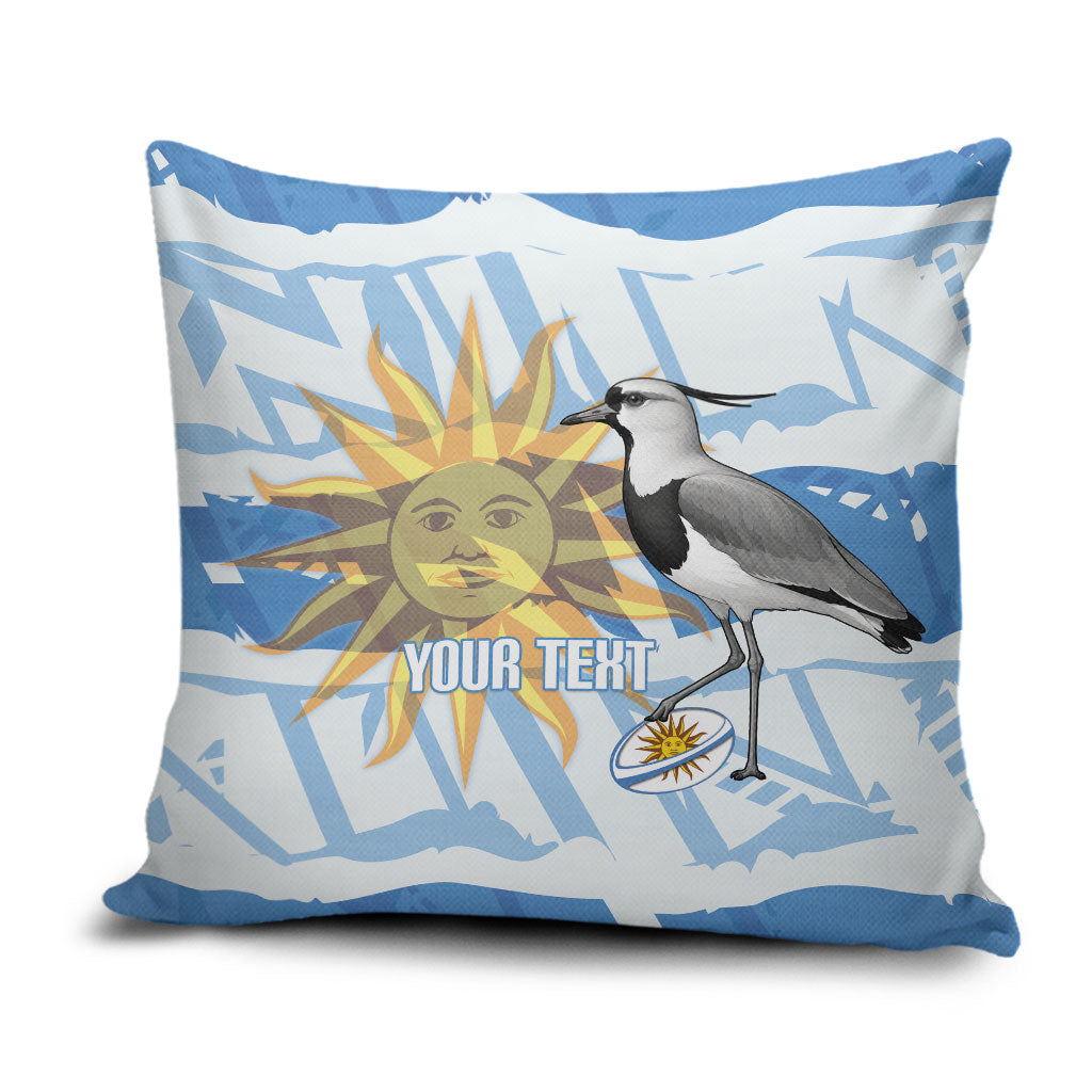 Custom Uruguay Rugby 2026 Pillow Cover Sun Of May and Lapwing