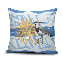 Custom Uruguay Rugby 2026 Pillow Cover Sun Of May and Lapwing