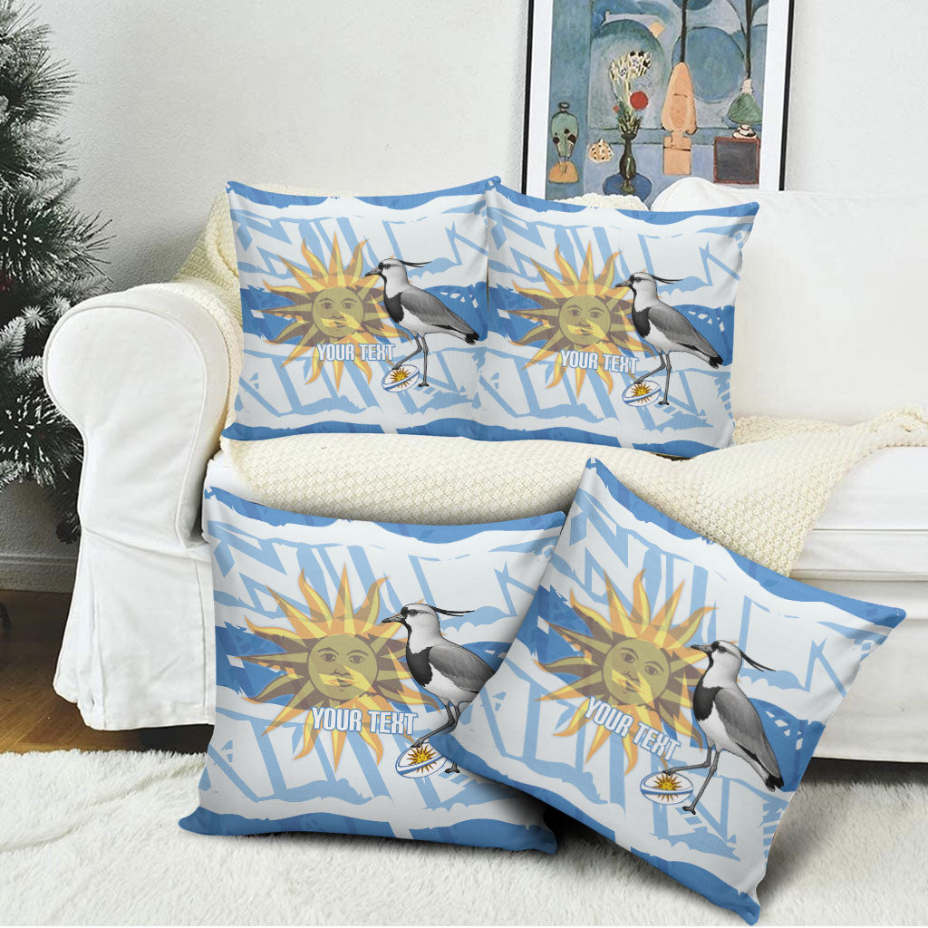 Custom Uruguay Rugby 2026 Pillow Cover Sun Of May and Lapwing