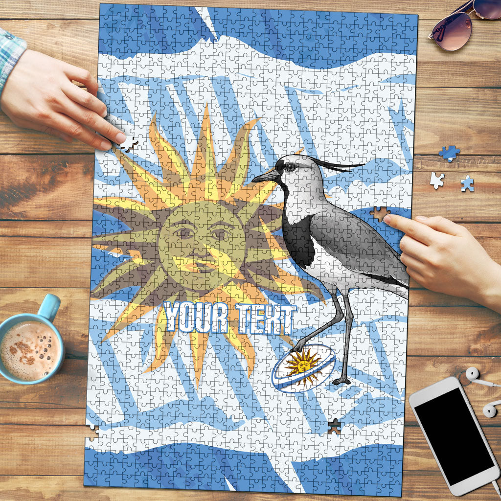 Custom Uruguay Rugby 2026 Puzzle Sun Of May and Lapwing