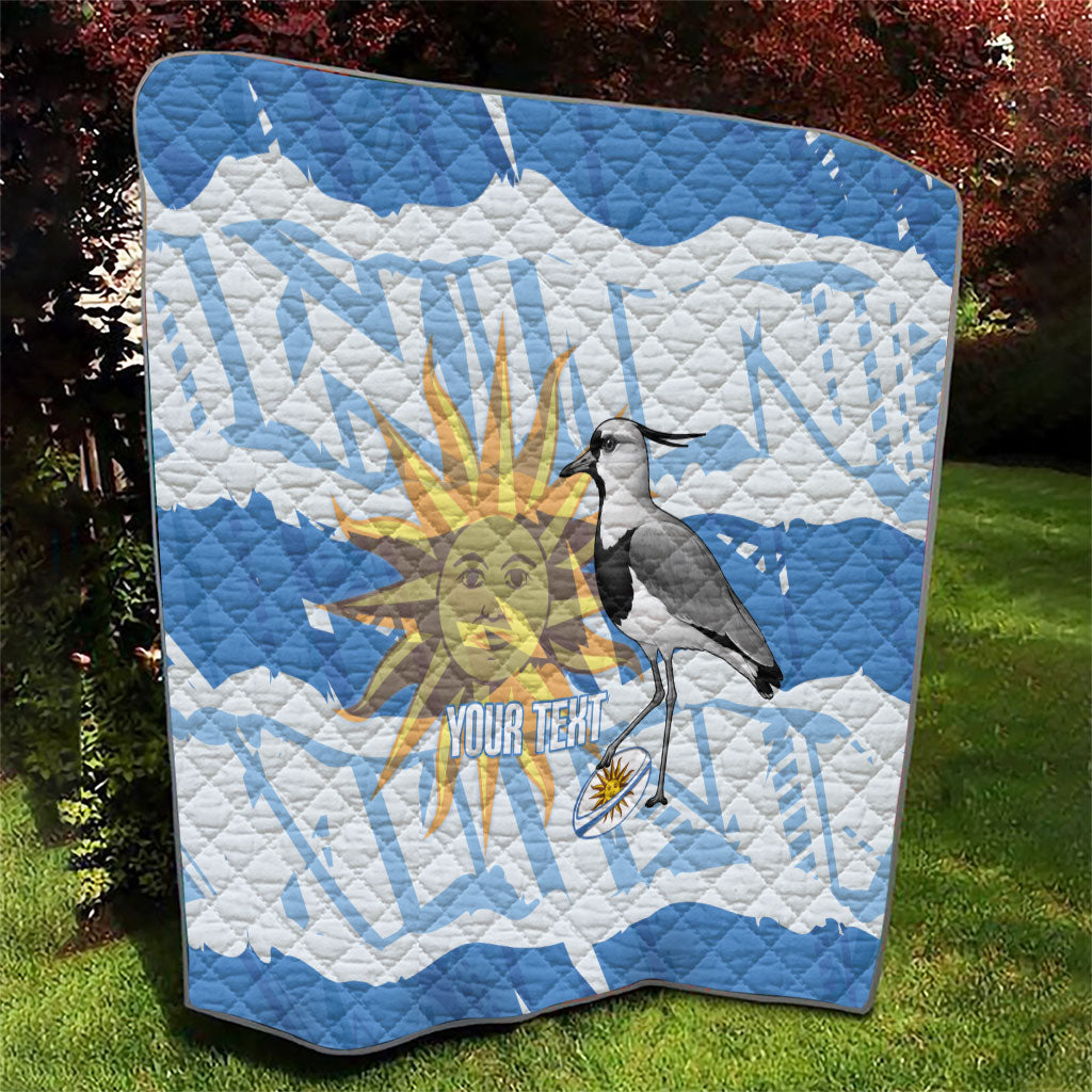 Custom Uruguay Rugby 2026 Quilt Sun Of May and Lapwing