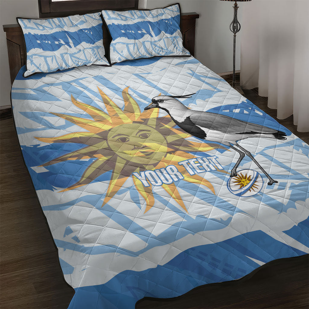 Custom Uruguay Rugby 2026 Quilt Bed Set Sun Of May and Lapwing