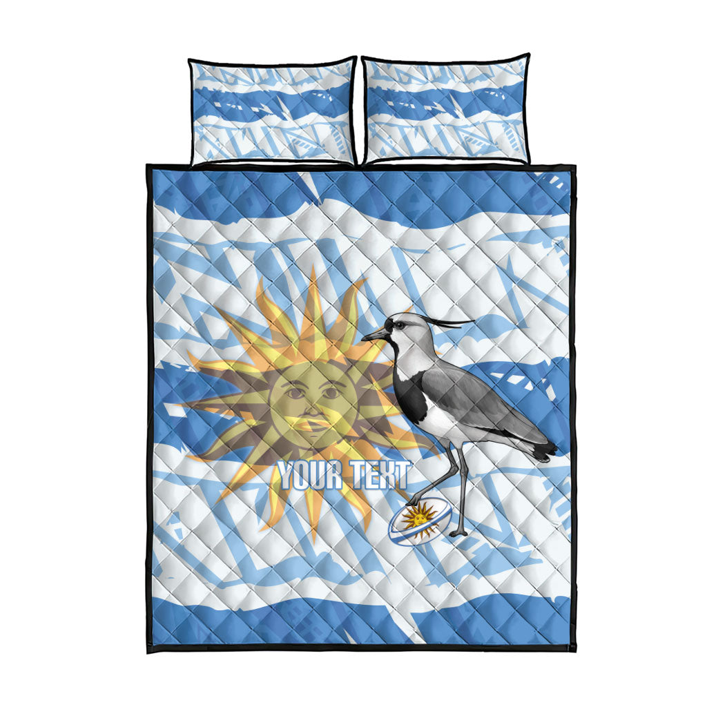 Custom Uruguay Rugby 2026 Quilt Bed Set Sun Of May and Lapwing