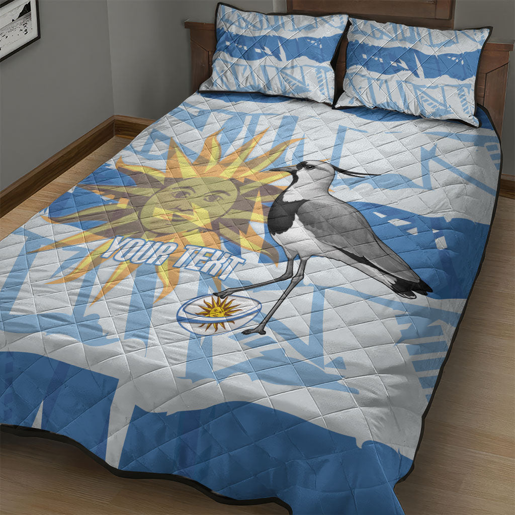 Custom Uruguay Rugby 2026 Quilt Bed Set Sun Of May and Lapwing