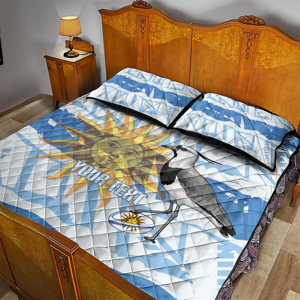 Custom Uruguay Rugby 2026 Quilt Bed Set Sun Of May and Lapwing