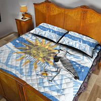Custom Uruguay Rugby 2026 Quilt Bed Set Sun Of May and Lapwing