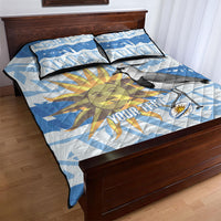 Custom Uruguay Rugby 2026 Quilt Bed Set Sun Of May and Lapwing